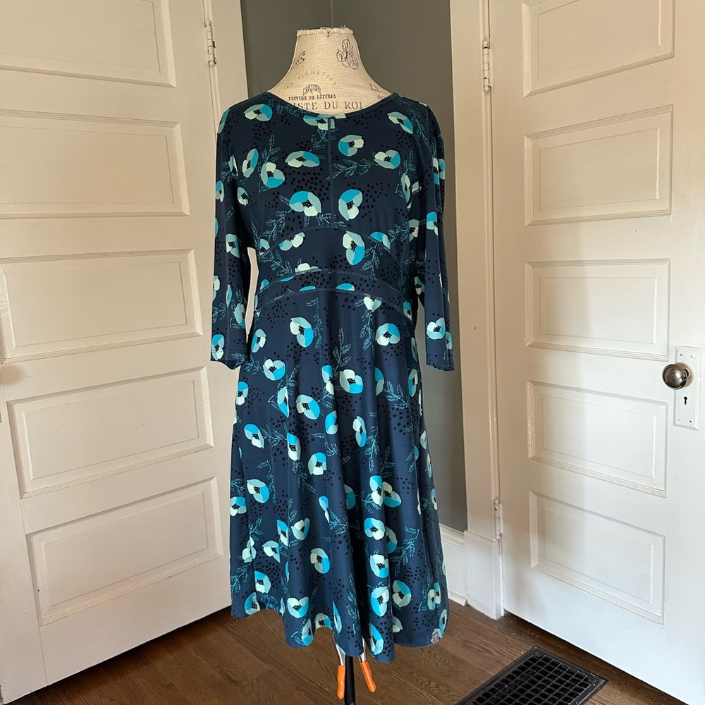 Title Nine Blue Floral Dress